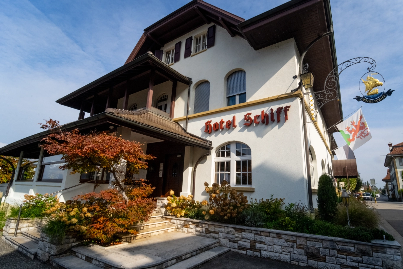 Hotel Schiff am See — hôtel et restaurant au bord du lac de Morat
