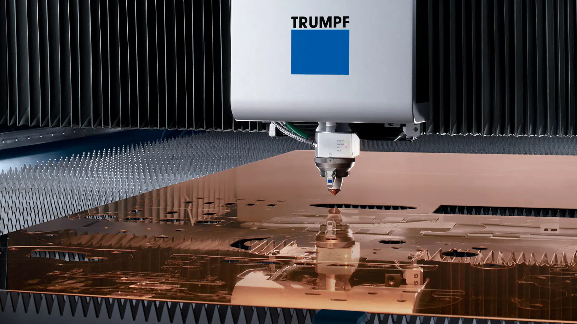 Trumpf — installation de découpe laser, site de Grüsch